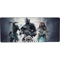 Sci-fi Warframe-s Mouse Pad Non-Slip Large Desk Mat Thick Stitched Edge Gaming Mousepad