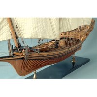 1/48 Full Rib Shark Le Requin Sailboat Model Kit Wooden DIY Handmade Boat Model Boys Assembly Toys