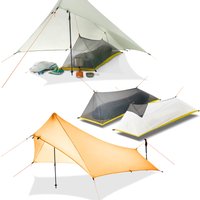 310g Ultralight Camping Shelter Rain Fly Tent Waterproof 20D Two-side Silicone Coated Nylon Camping Shelter Canopy Rainfly Tarp