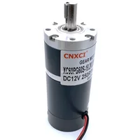 60 mm gebürsteter Planetengetriebe-Gleichstrommotor, 12 V, 24 V, CW/CCW, hohes Drehmoment, 60PG60S-Welle, 12 mm Keilnutmotor