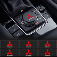 Car Random post Sticker Steering Wheel Decal Interior Decoration Emblem For Mitsubishi lancer asx outlander pajero l200 galant