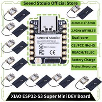 1-10 Stück ESP32S3 Mini-Entwicklungsboards Seeed Studio XIAO ESP32 S3 Arduino MicroPython Entwicklungsboard 240MHz 2.4GHz WiFi Bluetooth