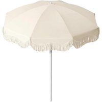 Patio Umbrella Fringe Tassel Portable Sun Protection Parasol for Festival Gathering
