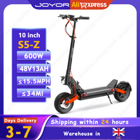JOYOR S5-Z E-Scooters Foldable 600W Motor 48V13AH Battery Electric Scooter Adult 10*3.0 Widen Tires Adjustable Height E-Scooter