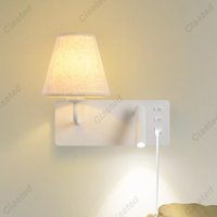 LED Wall Lamp Modern with Touch Switch USB Port Bedside Bedroom Hotel Reading Light Room Decor Indoor Sconce Lighting Fixture image 4
