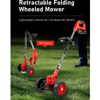 Cordless Electric Mower 21V Lithium Electric Weeders Garden Home Use Multi-function Portable Garden Grass Cutting Mower Machine