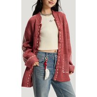 Adidas genuine clover men's and women's knitted soft trendy sports jacket KT3852