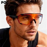 POC DEVOUR Cycling Outdoor Athletic Glasses.Intelligent photo-sensitive color-changing anti-wind and anti-sand sports sunglasses