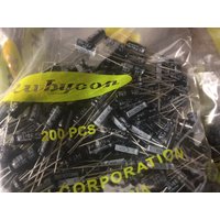 2024 NEW 100pcs Rubycon imports of electrolytic capacitors 50v10uf 10uf 50v 5*11 precious stones Yk