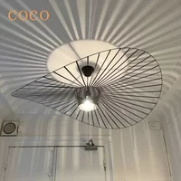 Italian Straw Hat Pendant Lamp Restaurant Living Bedroom Designer Light Internet Celebrity Modern Snch designer chandelier