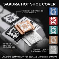 Metal Camera Hot Shoe Cover Dustproof Protective Cap Fit Fujifilm X100VI XT30 XT50 Nikon Z30 ZF Canon R8 R50 Camera Accessories