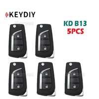 5pcs KEYDIY KD B13 Universal Remote Key 2/3 Buttons Car Key for Toyota Style KD900 B Series KD-X2/KD-MAX/KD MINI Key Programmer