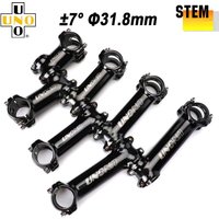 UNO 31.8mm Stem MTB Power Parts Riser 7 Degree Down Stem Bicycle Handlebar Stem Extender 60-130mm Road Bike Stemming Parts