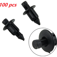 100pcs Plastic Bicycle Fairing Rivet Setting Panel Fastener Clips For Honda For Suzuki For Kawasaki Car Fenders Bumpers Clips