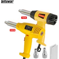 750W hot air gun Heat Gun Adjustable temperature welding gun Auto plastic pipe welding repair tool 100-600 degrees