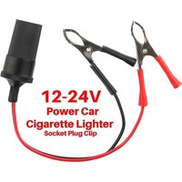 12V 24V High Power Car Battery Clip Adapter Cigarette Lighter Socket Connector Extension Cable Adapter Socket Connector Head