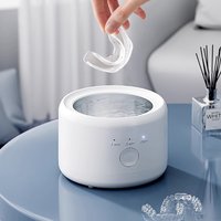 Ultrasonic Electric Cleaner Machine USB Rechargeable Denture Cleaning Machine Automatic Cleaning Device for Watches Glass Rings