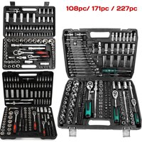 108-teiliges/171-teiliges/227-teiliges Ratschenschlüssel-Set Autoreparatur-Werkzeug Drehmomentschlüssel-Kombi-Kit Ratschenschlüssel Schraubendreher-Bits