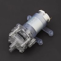 385HPC 12V Mini Water Pump – High Temp Resistant 100°C Diaphragm Self Priming Pump for Tea Machine Fish Tank