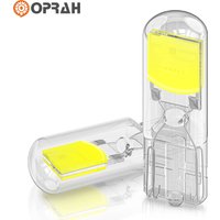2/10x W5W T10 LED Led Bulbs Canbus W5W COB Drive-Free Led Wedge Bulb 6000K 168 194 Led 5w5 Car Interior Dome Reading Bulb White
