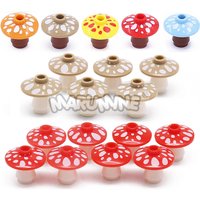 Marumine 40PCS MOC Bricks Mushroom 12992 Building Blocks Fungus 59900 4740 Plant Natural DIY Parts Pieces Accessories