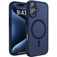 Magnetic Matte Translucent Armor Shockproof Case For iPhone 17 16 15 14 13 12 11 Pro Max Plus For Magsafe Wireless Charge Cover