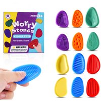 Silicone Sensory Strip Fidget Toys Kids Autism Decompression Calming Fidgeting Toy Adults Stress Desk Anxiety Relief Sensory Toy