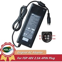 Original FSP FSP120-AFB 120W FSP120-AFA AC Adapter Charger For CiSCO SG300 SG-300-10P SF302 SF302-08P Power Supply 48V 2.5A 4PIN