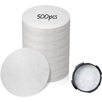 Round Coffee Filters, Compatible with Aeropress Coffee Maker Bialetti Moka Pot Bialetti Espresso Maker Moka Pot(500pc/1000pc)