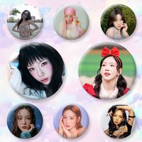 K-POP Singer Kim T-Taeyeon Button Pins Backpack Clothing Decor Brooch Badge Jewelry Gifts for Kids