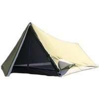Alltel Genuine Single Layer Tent Light Weight Outdoor Camping 1 Person Easy Carry UV Plaid Waterproof Backpacking Adventure Hike