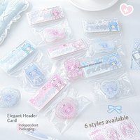 New Rosyposy Pumpum Acrylic Binder Clip Cute Ins Style Journal Ticket Organizer For Office Document Sorting Stationery