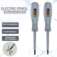 Screwdriver Electricity Detector 2-in-1 Voltage Test Pen Torque Magnetic Screwdriver Wire Tester Electrical Current Test Tool