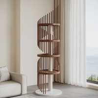 Solid Wood Cat Climbing Frame Home Creative Sword Hemp Column Cat Frame Spiral Durable Cat Product Strong Load-bearing Capacity