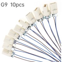 10pcs G9 Light Bulb Socket Ceramic Lamp Base Holder Connector Led Halogen Light Lamp Bulb Holder Base