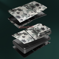 Wymienne akcesoria ABS Premium do PS5 Slim Osłona ochronna Twarda płyta czołowa Pasuje do kamuflażu Playstation 5 Slim