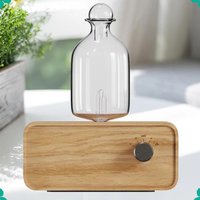 Essential Oil Diffuser Glass Air Aroma Diffuser Wood Grain Base 2600mAh Professional Machine Nebulizer For Home Office Room