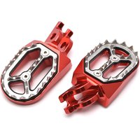Shark Teeth Wide Footrest Foot Pegs Steps For Honda CR 125R 250R CRF150R 07-23, CRF250R CRF450R CRF 250 300 450 L X RX RWE -All