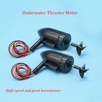 7.4V 12V Underwater Thruster Motor Engine 12cm Waterproof Propulsor With 3-Blades Propeller for RC Fishing Bait Boat Model