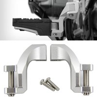CNC Aluminum Passenger Footrest For R1200GS R1250GS LC Adventure S1000XR Rear Seat Footpegs Mount Kit Motorcycle Accessories