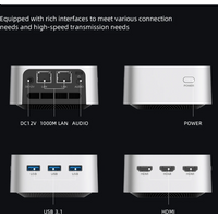 FIREBAT T8 PRO Intel N200/N100 Quad Core Pocket PC Windows 11 Pro DDR5 16G Running 512G SSD WIFI5 3*HDMI 4K Convenient Mini PC