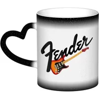 Fender Strat Classic Mug Funny Ceramic Coffee Cups Tea Mugs Milk Cup Drinkware Gift for Woman Man