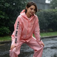 Ultra Thick Waffle Rain Suit Waterproof Heavy Duty Two Piece Jacket Pants for Outdoor Work Farm Is Used for Agricultural Work