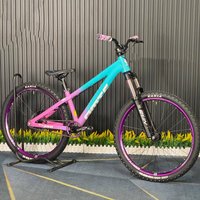 AliExpress 26 Inch DJ MTB Bike Dirt Jump Mountain Bicycle Oil Disc Brake Aluminum Alloy Frame Single Speed 26inch Wheelset
