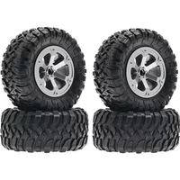 Pcs 73mm Off-Road Tires for WPL C14 C24 B24 B36 MN D90 MN99S FY003 FY004 – Durable Rubber Wheels for RC Car Upgrade