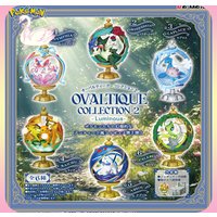 Original Re-Ment Figures Box OVALTIQUE COLLECTION 2 Luminous Pokémon Series Blind Box Miniature Scene Ornament Rement Kid Gift