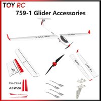 Oulance Rc Glider Replacement Wing Spare Parts Tw-759-1 Asw28 Remote Control Aircraft Accessory For Rc Hobby Enthusiasts