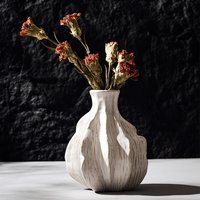 CAPIRON Retro Vase Flower Arranging Art Ceramic Bottle Vintage Unique Ikebana Centerpiece Tabletop Decoration Accessories Object