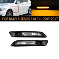 Pair car signals lights Side Marker 63137154169 63137154170 For BMW 5 Series F10 F11 F18 2011-2017 Side Fender Light