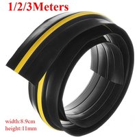 1/2/3 Meters Garage Door Bottom Seal Weather Stripping PVC Rubber Seal Strip Door Bottom Seal Water Noise Seal Bumper Strip